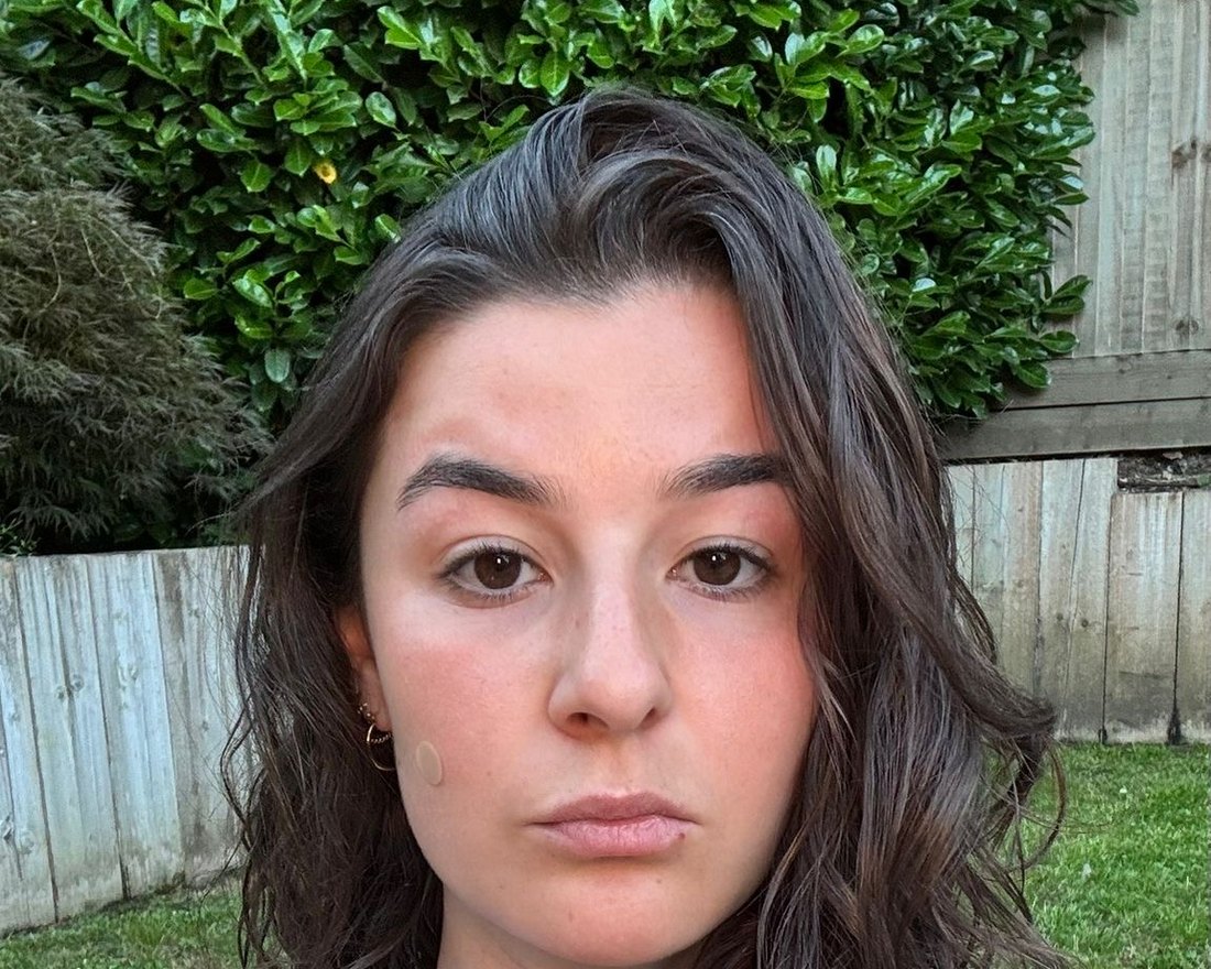 A selfie taken outside in daylight